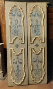 ptl557 - porta lacada de duas folhas, época de 1700, cm L 109 x A 224